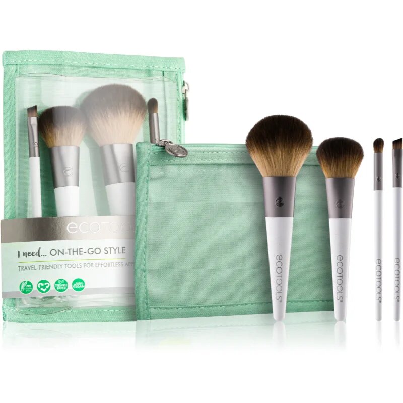 EcoTools On-The-Go Style set čopičev za pot