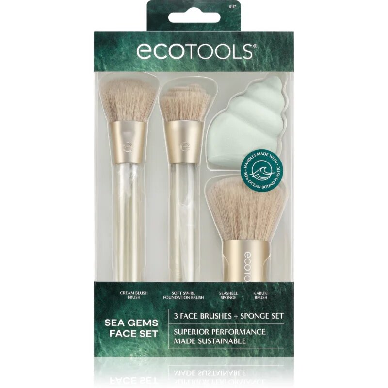 EcoTools Sea Gems Face set set čopičev