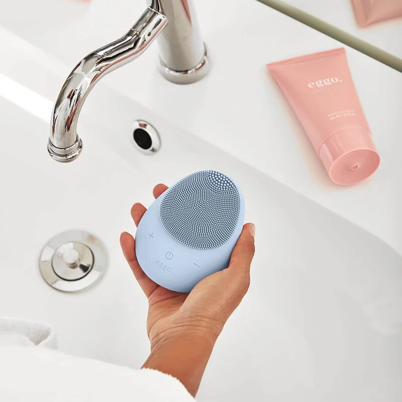 Eggo Sonic Skin Cleanser čistilna sonična naprava za obraz Blue 1 kos