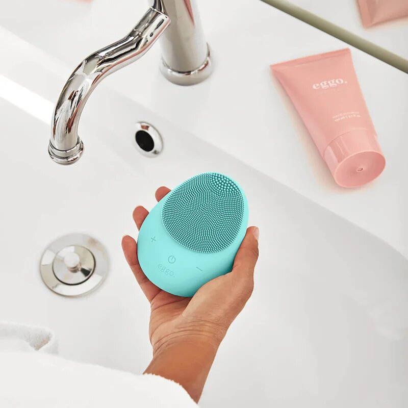 Eggo Sonic Skin Cleanser čistilna sonična naprava za obraz Green 1 kos