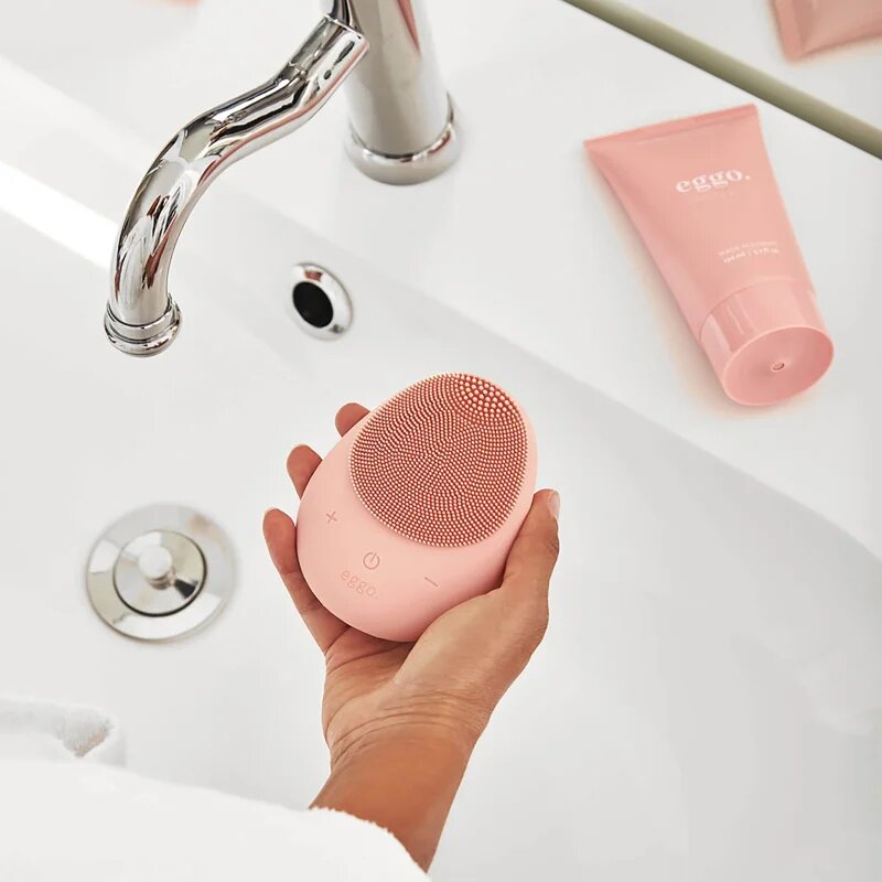 Eggo Sonic Skin Cleanser čistilna sonična naprava za obraz Pink 1 kos