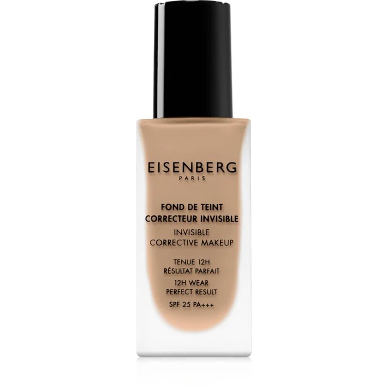 Eisenberg Le Maquillage Fond De Teint Correcteur Invisible tekoči puder za naraven videz SPF 25 odtenek 04 Natural Hâlé / Natural Tan 30 ml