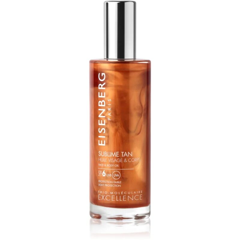 Eisenberg Sublime Tan Huile Visage & Corps olje za sončenje za obraz in telo SPF 6 100 ml