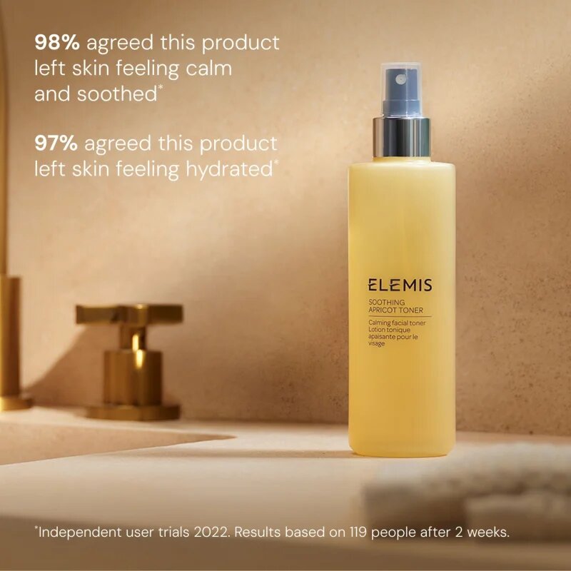Elemis Advanced Skincare Soothing Apricot Toner pomirjajoči tonik za občutljivo kožo 200 ml