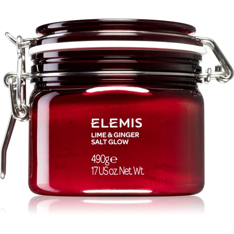 Elemis Body Exotics Lime and Ginger Salt Glow poživljajoči piling za telo 490 g