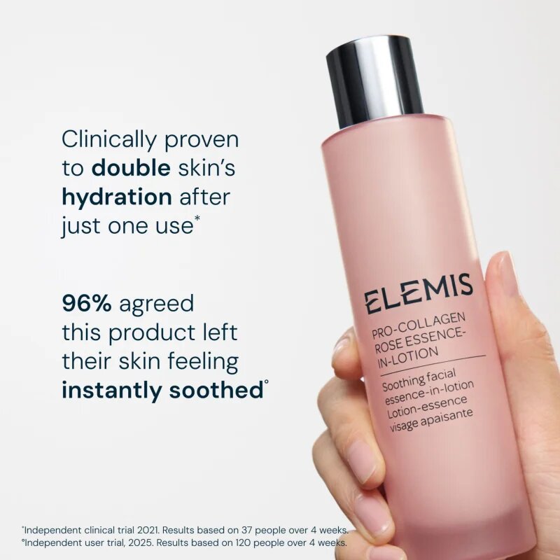 Elemis Pro-Collagen Rose Essence-In-Lotion esenca za obraz za intenzivno vlažnost 100 ml