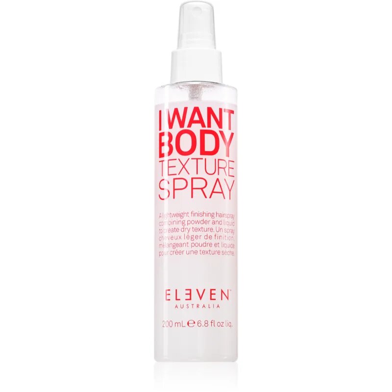 Eleven Australia I Want Body Texture Spray pršilo za volumen las za tanke lase 200 ml
