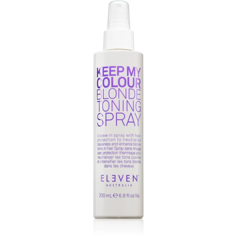 Eleven Australia Keep My Colour Blonde Toning Spray tonirano pršilo za toplotno oblikovanje las 200 ml