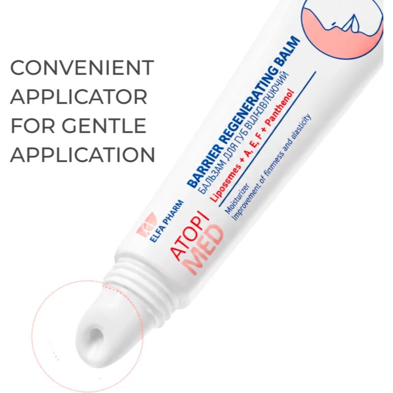 Elfa Pharm Intensive Cosmetic Atopi Med regeneracijski balzam za ustnice 15 ml