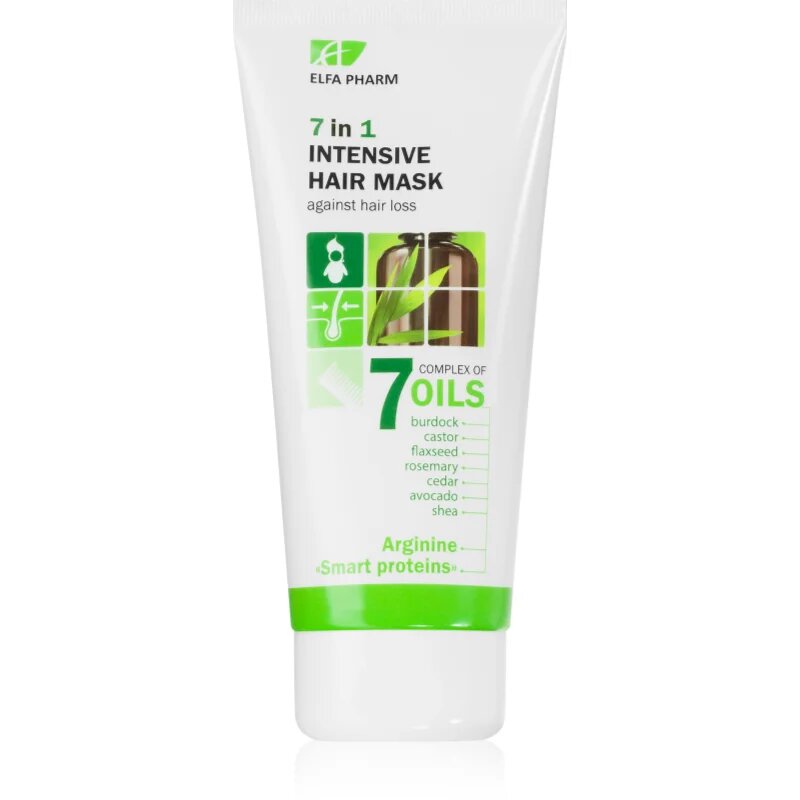 Elfa Pharm Intensive Cosmetic Complex Of 7 Oils 7in1 Intensive Hair Mask regeneracijska maska proti izpadanju las 200 ml