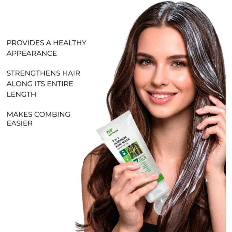 Elfa Pharm Intensive Cosmetic Complex Of 7 Oils 7in1 Intensive Hair Mask regeneracijska maska proti izpadanju las 200 ml