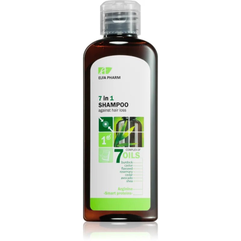 Elfa Pharm Intensive Cosmetic Complex Of 7 Oils 7in1 Shampoo šampon proti izpadanju las 200 ml