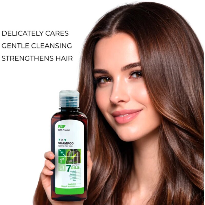 Elfa Pharm Intensive Cosmetic Complex Of 7 Oils 7in1 Shampoo šampon proti izpadanju las 200 ml