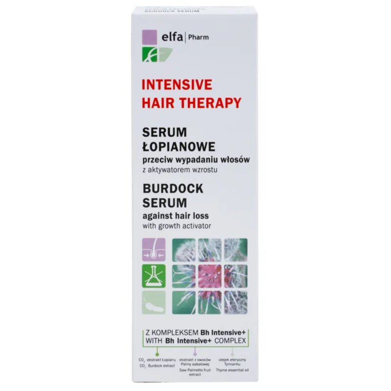 Elfa Pharm Intensive Cosmetic Intensive Hair Therapy Burdock Serum serum proti izpadanju las z rastnim aktivatorjem 100 ml