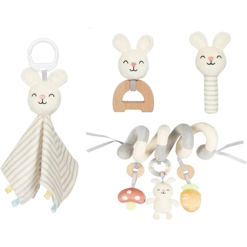 eliNeli Gift Set 4 in 1 darilni set za dojenčke Bunny 1 kos