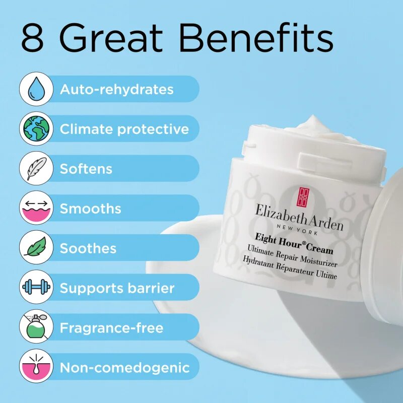 Elizabeth Arden Eight Hour Cream Ultimate Repair Moisturizer lahka vlažilna krema za dan 50 ml