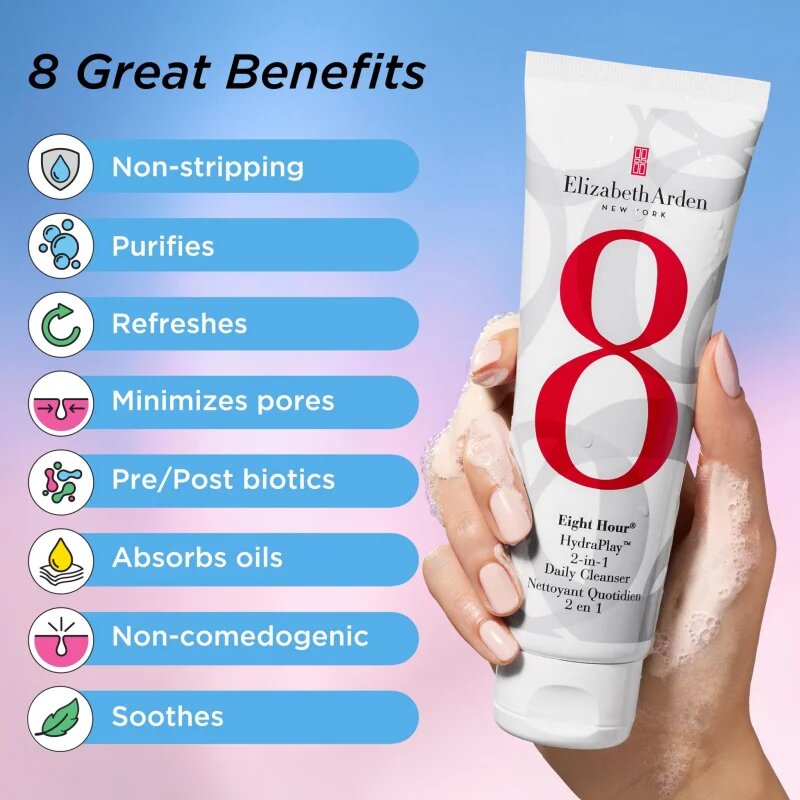 Elizabeth Arden Eight Hour Eight Hour HydraPlay čistilni pripravek za obraz 125 ml