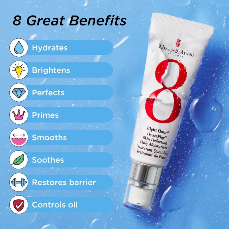 Elizabeth Arden Eight Hour Eight Hour HydraPlay dnevna vlažilna krema za popolno polt 45 ml