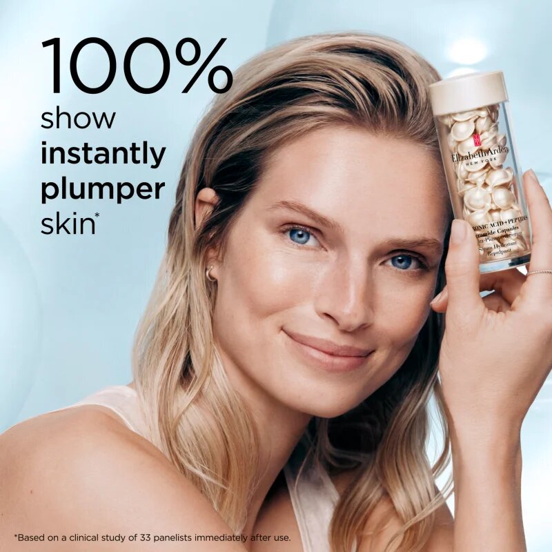 Elizabeth Arden Hyaluronic Acid + Peptides Ceramide serum za obraz v kapsulah s ceramidy a peptidy 30 caps.