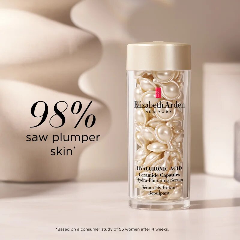 Elizabeth Arden Hyaluronic Acid + Peptides Ceramide vlažilni serum v kapsulah za ženske 60 caps.