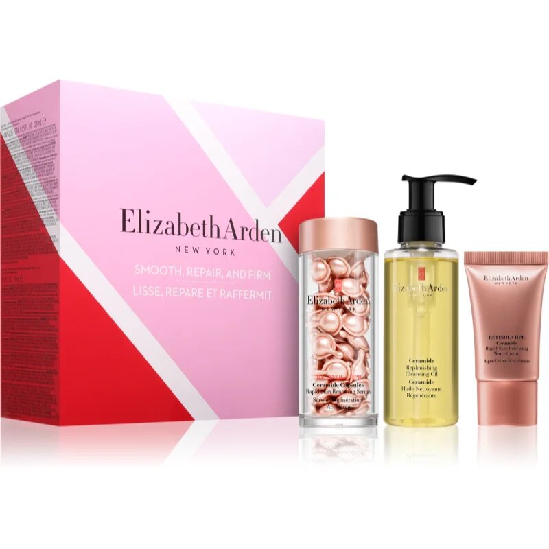 Elizabeth Arden Retinol + HPR Ceramide Smooth Repair and Firm darilni set za pomladitev kože