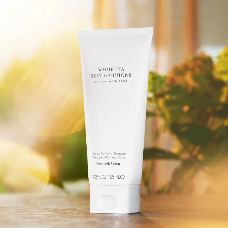 Elizabeth Arden White Tea Skin Solutions Gentle Purifying Cleanser nežna čistilna krema za ženske 125 ml