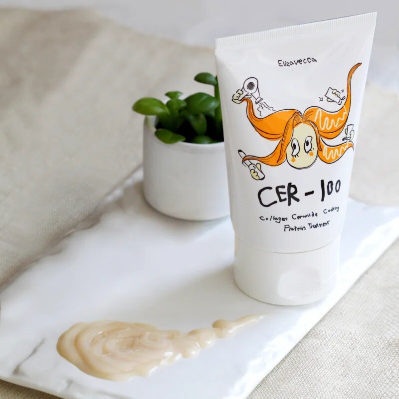 Elizavecca Cer-100 Collagen Ceramide Coating Protein Treatment kolagenska maska za sijaj in mehkobo las 100 ml