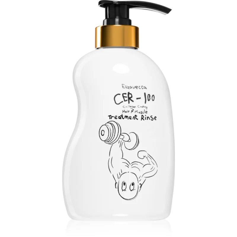 Elizavecca Cer-100 Collagen Coating Hair Muscle globinsko regeneracijski balzam za poškodovane in krhke lase 500 ml