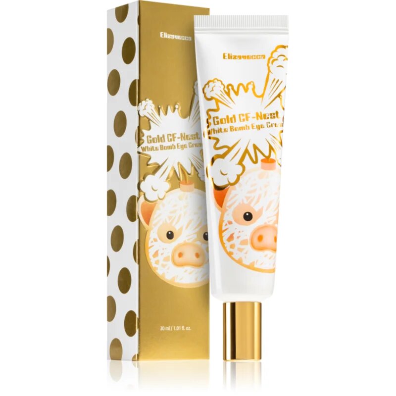 Elizavecca Gold CF-Nest White Bomb posvetlitvena krema proti gubam za predel okoli oči 30 ml