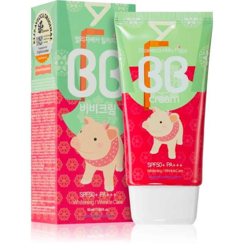 Elizavecca Milky Piggy BB Cream posvetlitvena BB krema SPF 50+ 50 ml