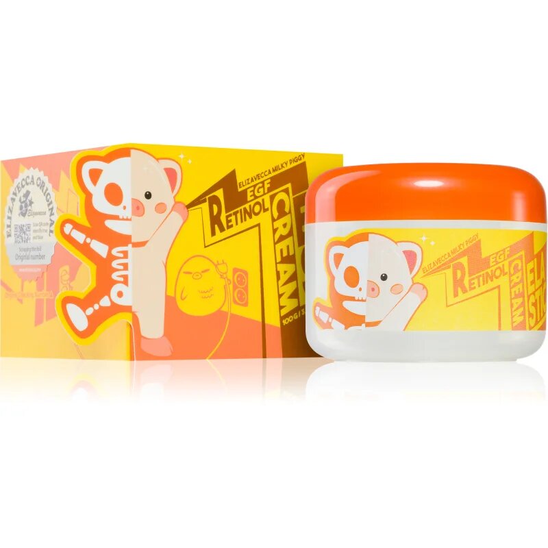 Elizavecca Milky Piggy EGF Elastic Retinol Cream globinsko regeneracijska nočna krema z retinolom 100 ml