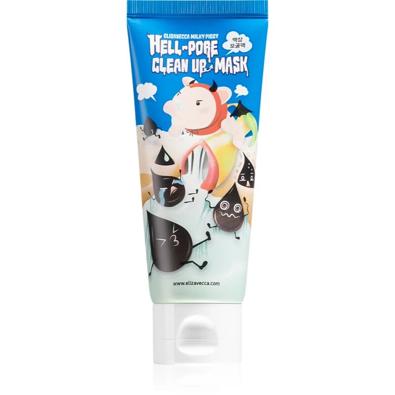 Elizavecca Milky Piggy Hell-Pore Clean Up Mask luščilna gelasta maska proti črnim pikicam 100 ml
