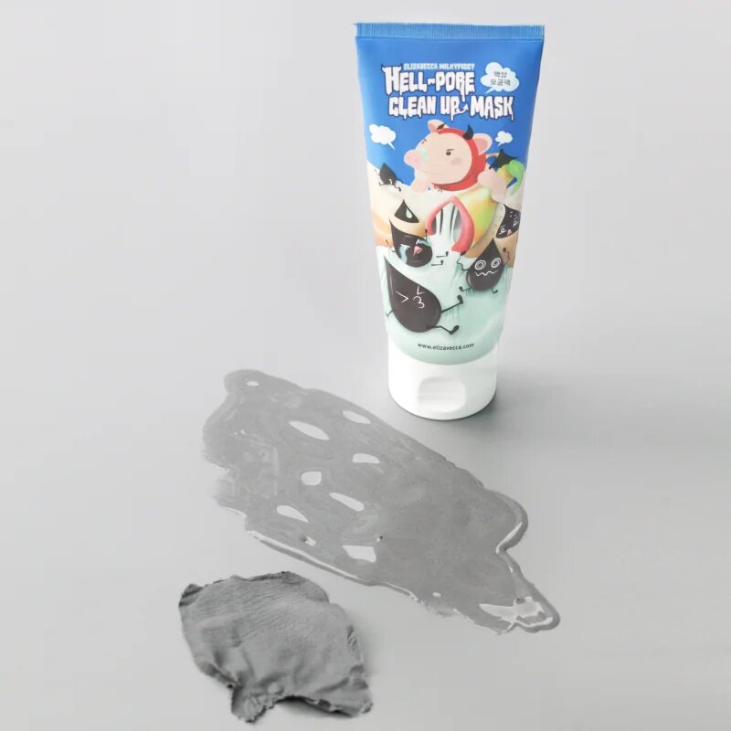 Elizavecca Milky Piggy Hell-Pore Clean Up Mask luščilna gelasta maska proti črnim pikicam 100 ml