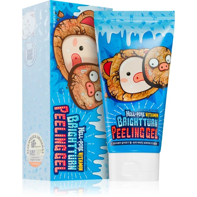 Elizavecca Milky Piggy Hell-Pore Vitamin Brightturn Peeling Gel globinsko čistilni piling 150 ml