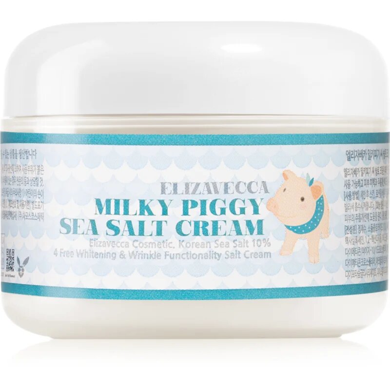 Elizavecca Milky Piggy Sea Salt Cream zaščitna vlažilna krema z obnovitvenim učinkom 100 ml