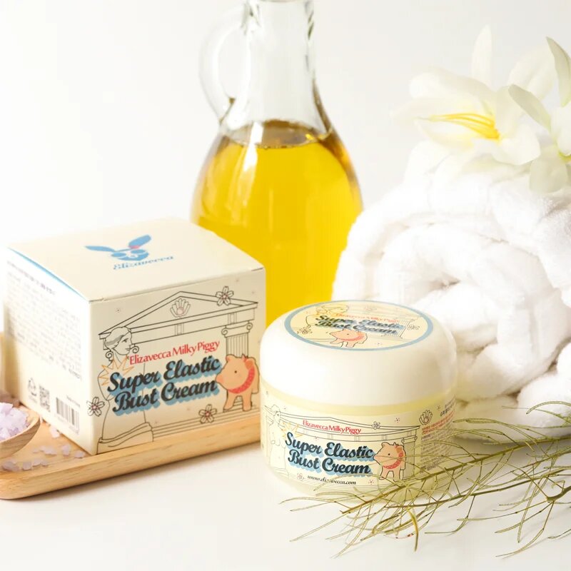 Elizavecca Milky Piggy Super Elastic Bust Cream učvrstitvena krema za prsi s kolagenom 100 g
