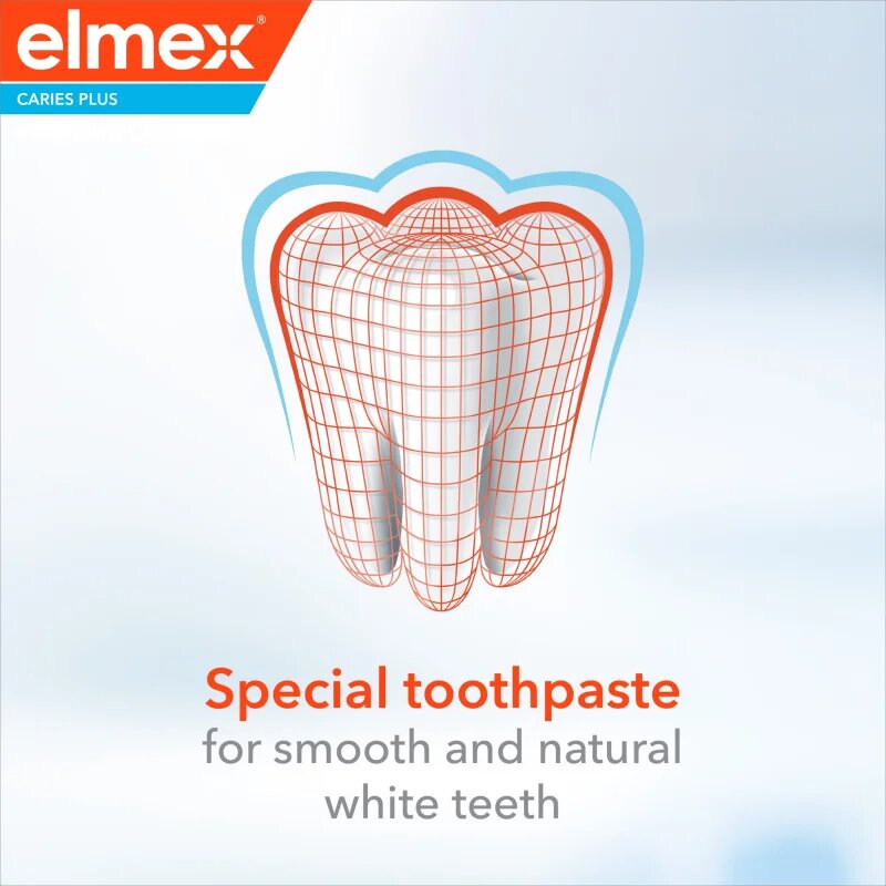 Elmex Caries Plus Intensive Cleaning belilna zobna pasta za kompletno nego 50 ml