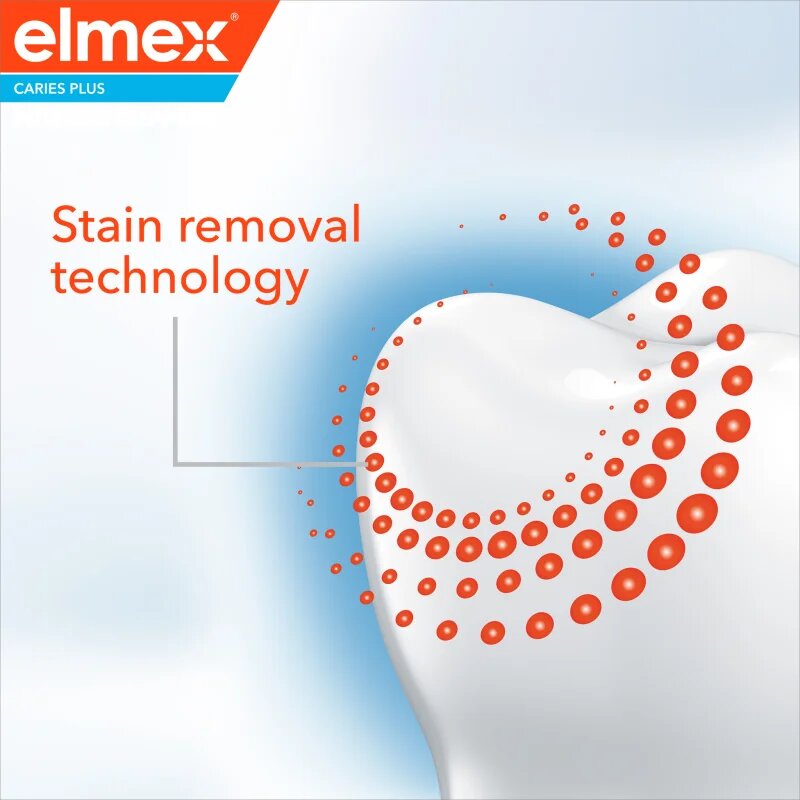 Elmex Caries Plus Intensive Cleaning belilna zobna pasta za kompletno nego 50 ml