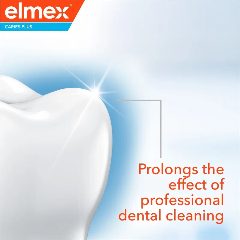 Elmex Caries Plus Intensive Cleaning belilna zobna pasta za kompletno nego 50 ml