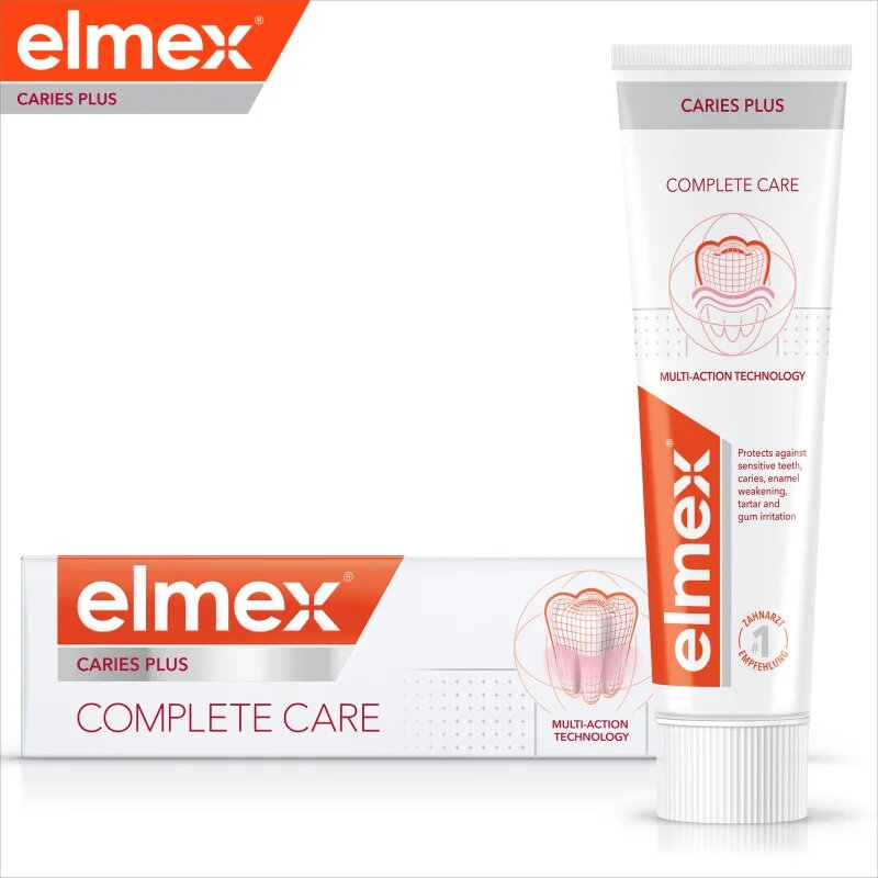 Elmex Caries Protection Complete Care osvežilna zobna pasta za popolno zaščito zob 75 ml