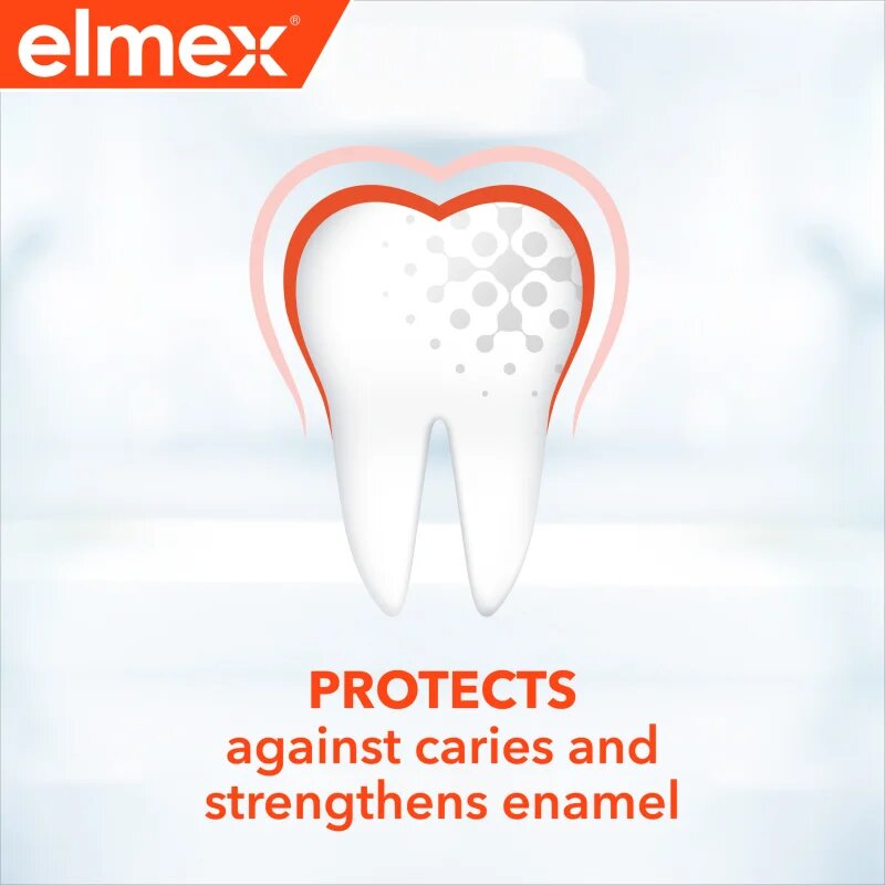 Elmex Caries Protection Gentle White zobna pasta za beljenje zob s fluoridom 3x75 ml