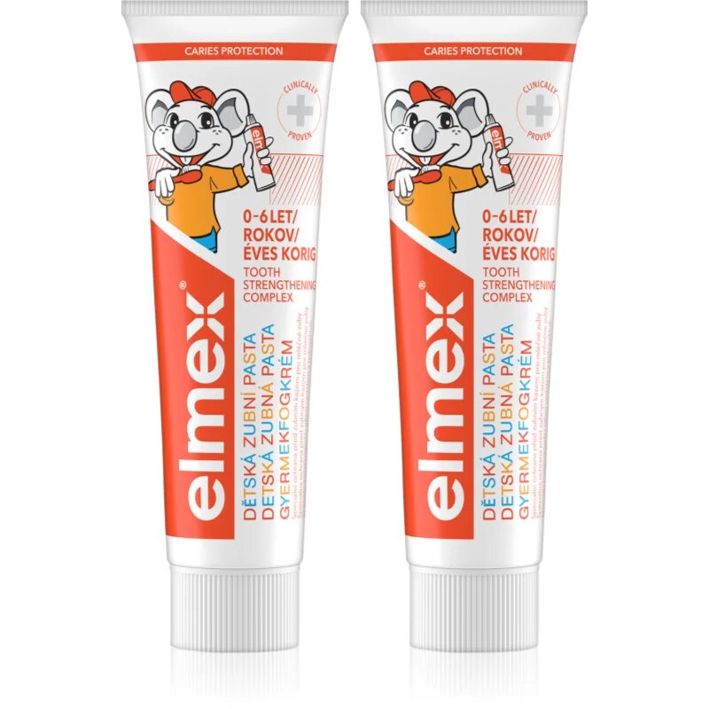 Elmex Caries Protection Kids zobna pasta za otroke 2 x 50 ml