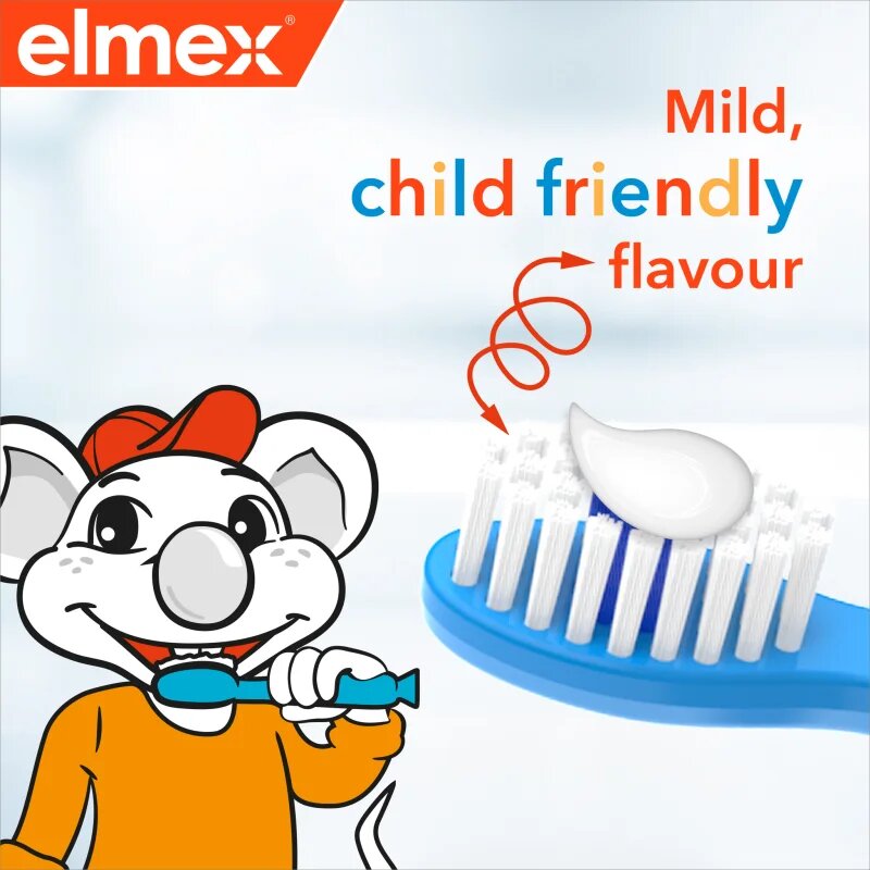 Elmex Caries Protection Kids zobna pasta za otroke 3 x 50 ml