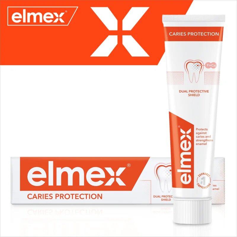 Elmex Caries Protection zobna pasta ki ščiti pred kariesom s fluoridom 75 ml