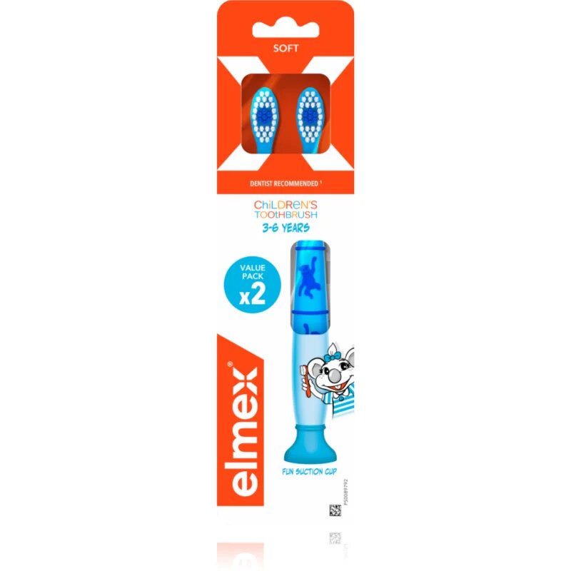 Elmex Children's Toothbrush zobna ščetka za otroke soft 3-6 years 2 kos