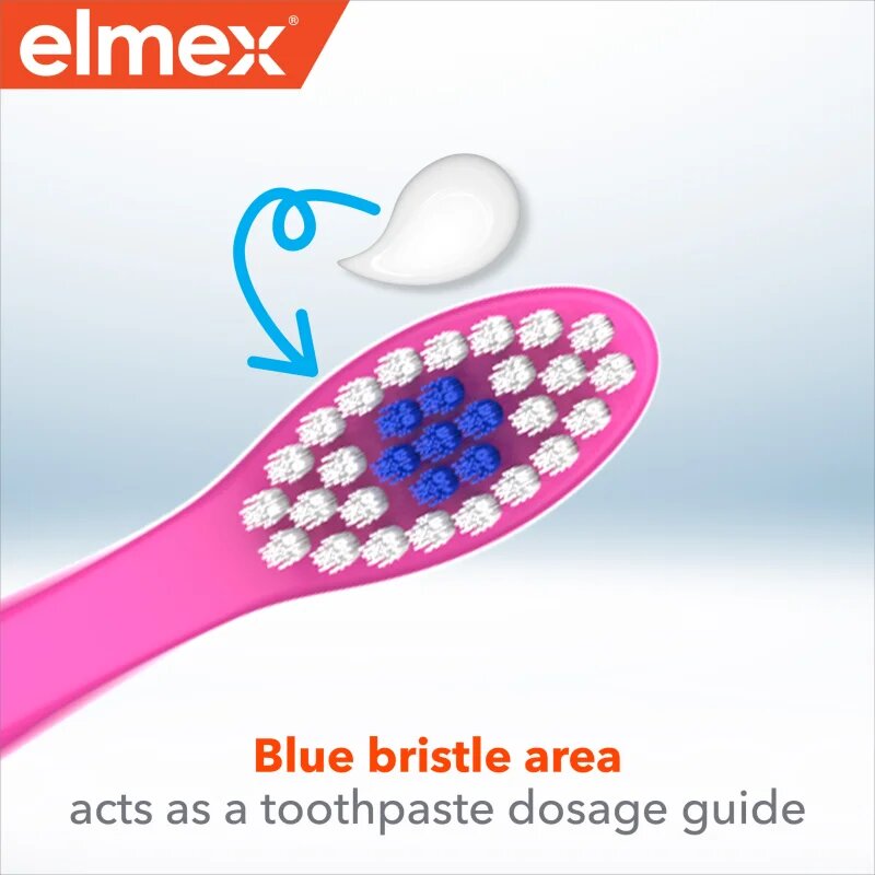 Elmex Children's Toothbrush zobna ščetka za otroke soft 3-6 years 2 kos