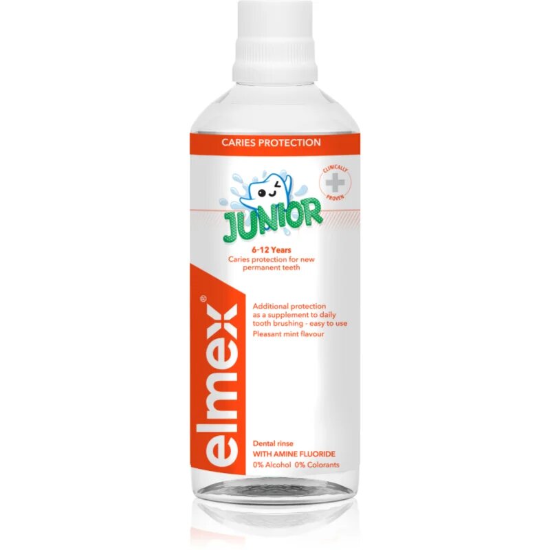 Elmex Junior 6-12 Years ustna voda za otroke 400 ml
