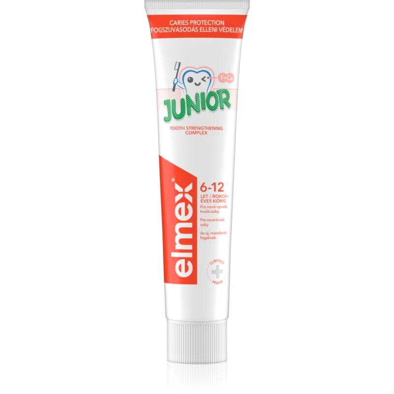 Elmex Junior Caries Protection zobna pasta za otroke 6-12 Years 75 ml