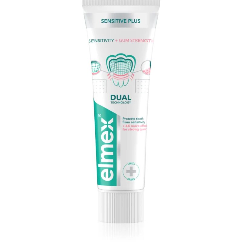 Elmex Sensitive Sensitivity + Gum Strength zobna pasta za občutljive zobe 75 ml