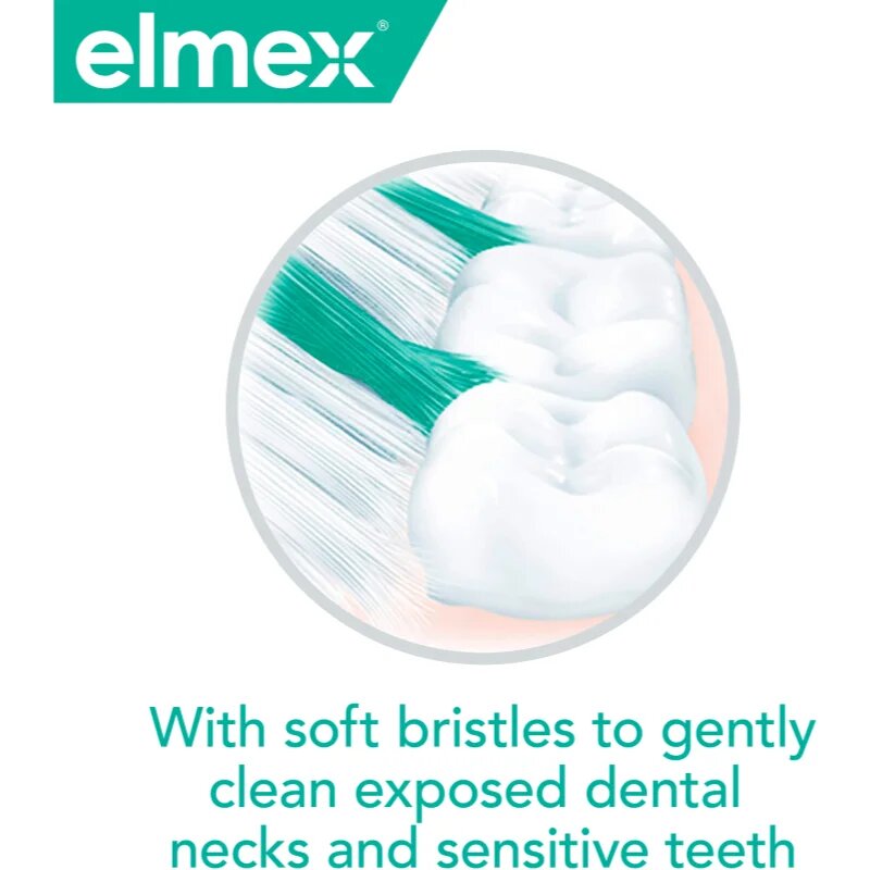 Elmex Sensitive zobna ščetka ekstra soft Green & Yellow 1 kos